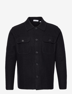 PINE boiled wool overshirt - GOTS, Knowledge Cotton Apparel