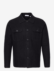PINE boiled wool overshirt - GOTS - TOTAL ECLIPSE