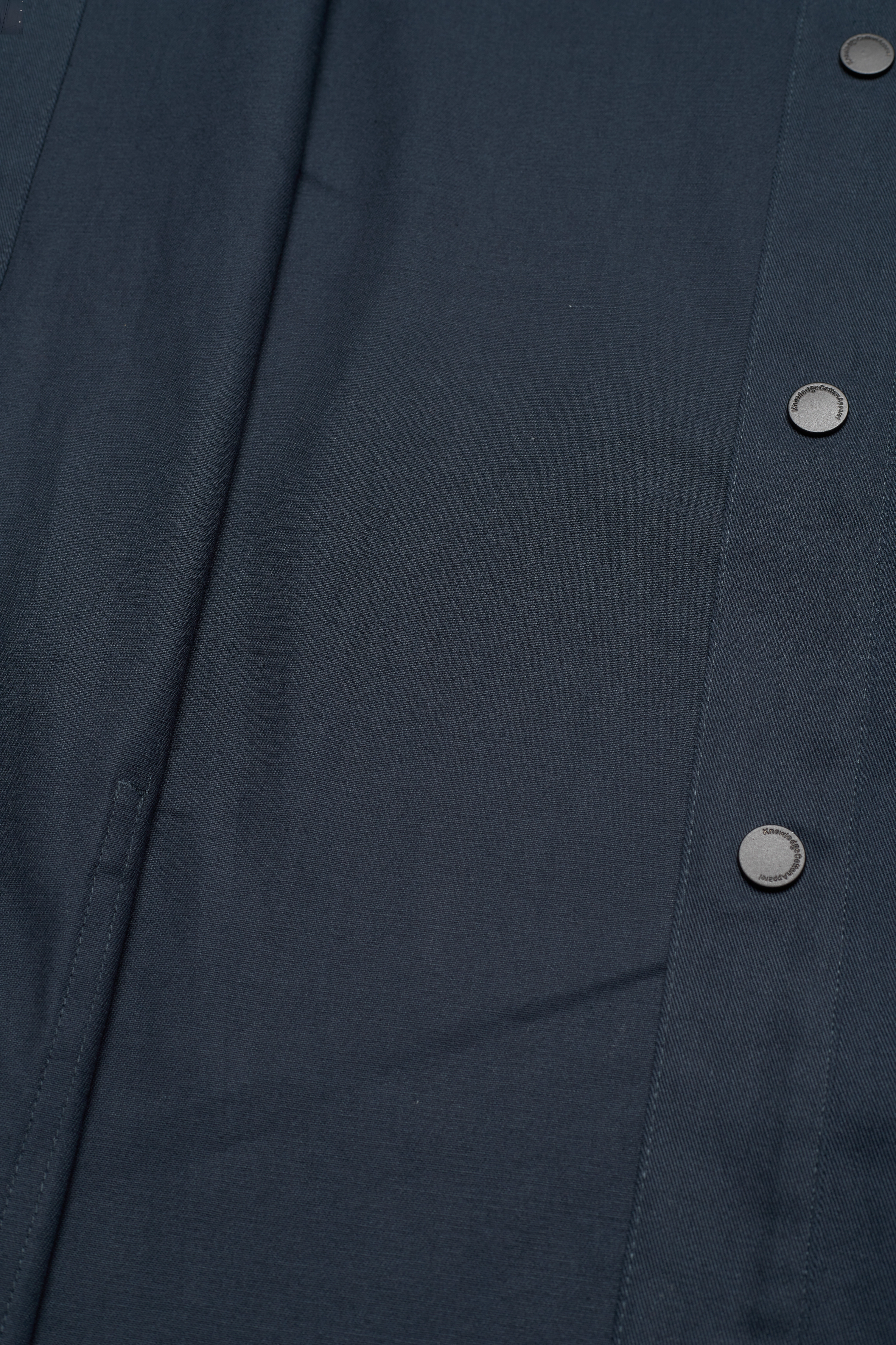Knowledge Cotton Apparel - PINE twill overshirt - GOTS/Vegan - total eclipse - 5