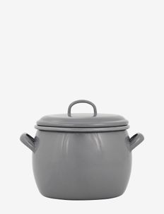 Bellied Pot with lid, 4L, Kockums Jernverk