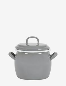 Bellied Pot with lid 0,7 l, Kockums Jernverk