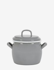 Bellied Pot with lid 0,7 l - KOCKUMS GREY