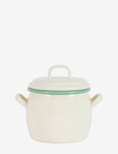 Bellied Pot with lid 0,7 l, Kockums Jernverk