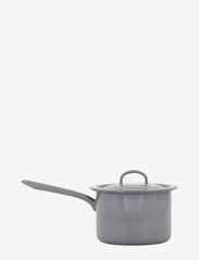 Pot with long handle and lid, 2,3L - KOCKUMS GREY