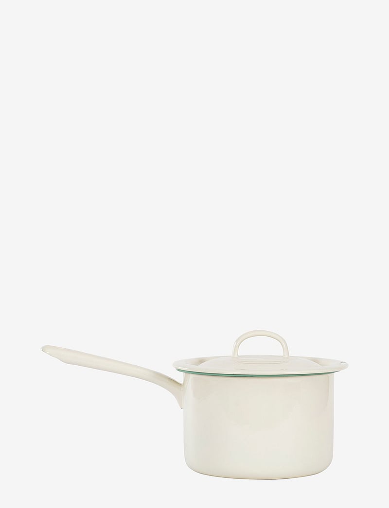 Kockums Jernverk - Pot with long handle and lid, 2,3L - kingitused alla 100€ - cream lux - 0