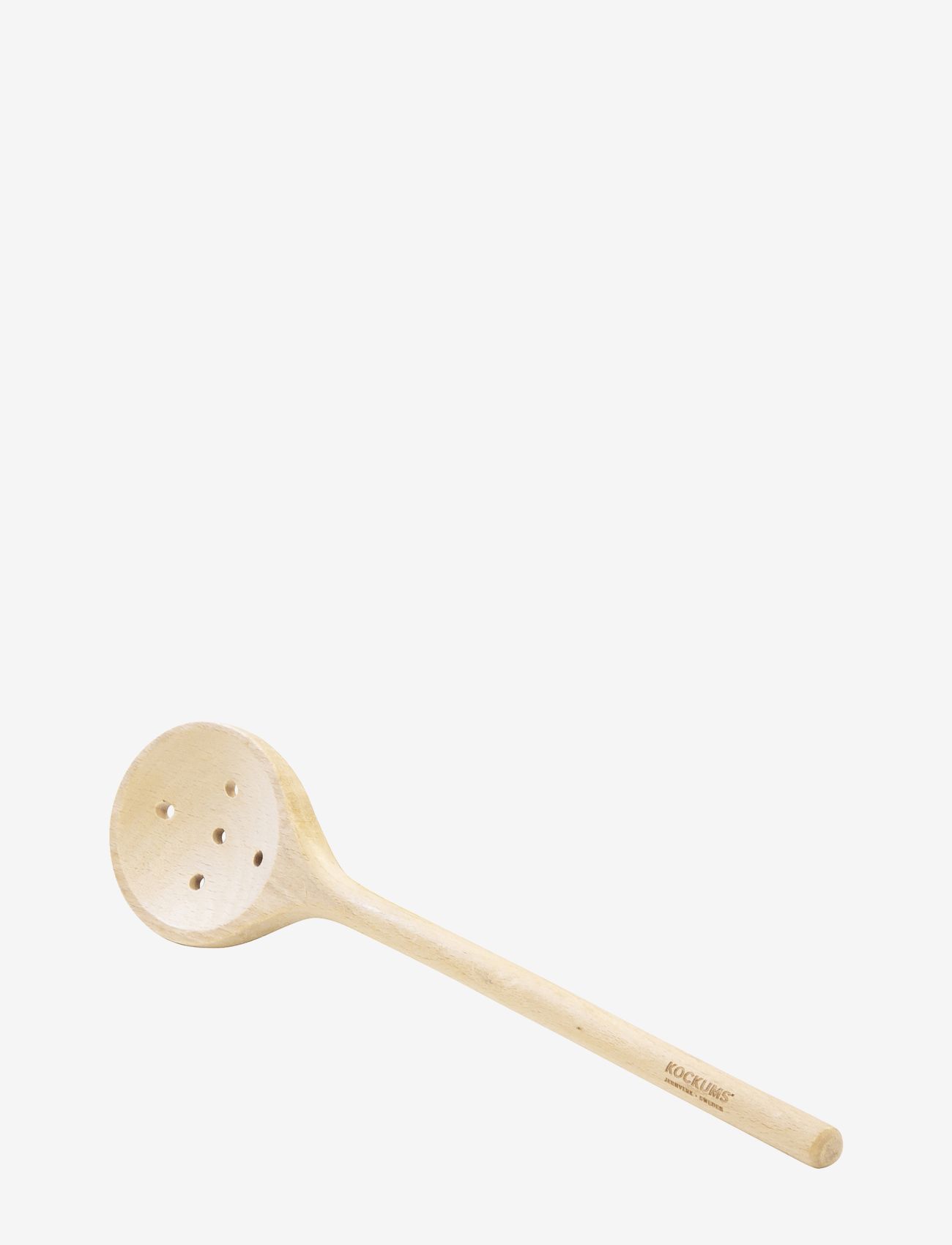 Kockums Jernverk Spoon with 5 holes - Deals - BEECH / beige