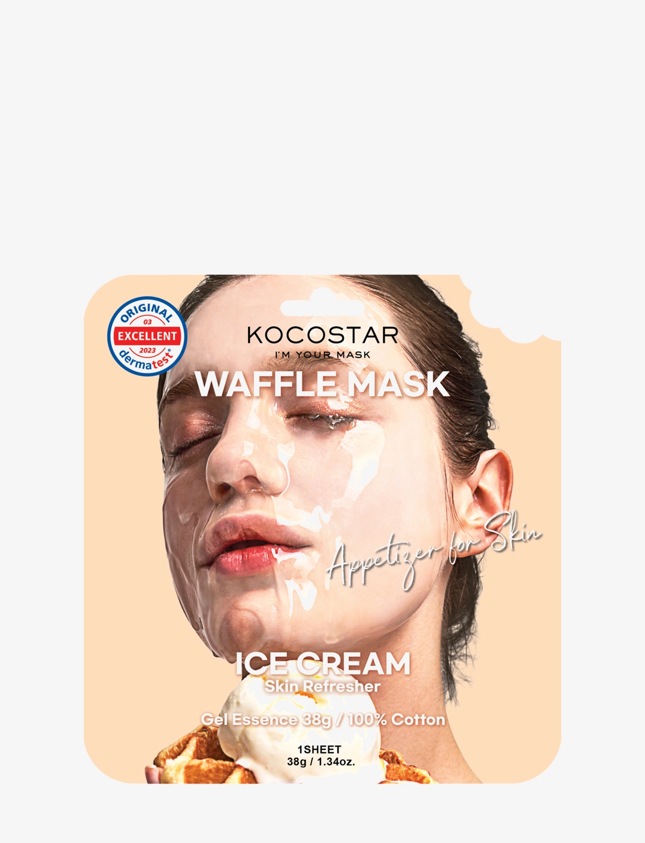 KOCOSTAR KOCOSTAR Waffle Mask Ice Cream - Hudvård - CLEAR / undefined