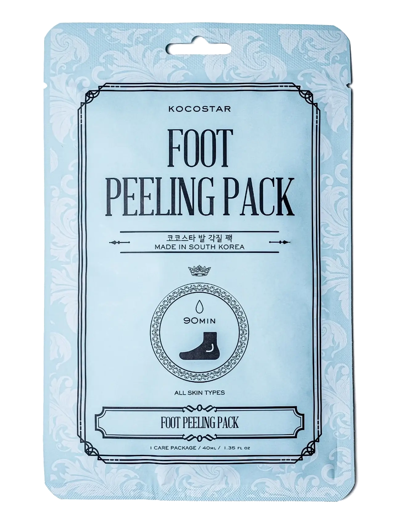 KOCOSTAR Foot Peeling Pack, Bodyscrub, Nude, Str: 1 PCS