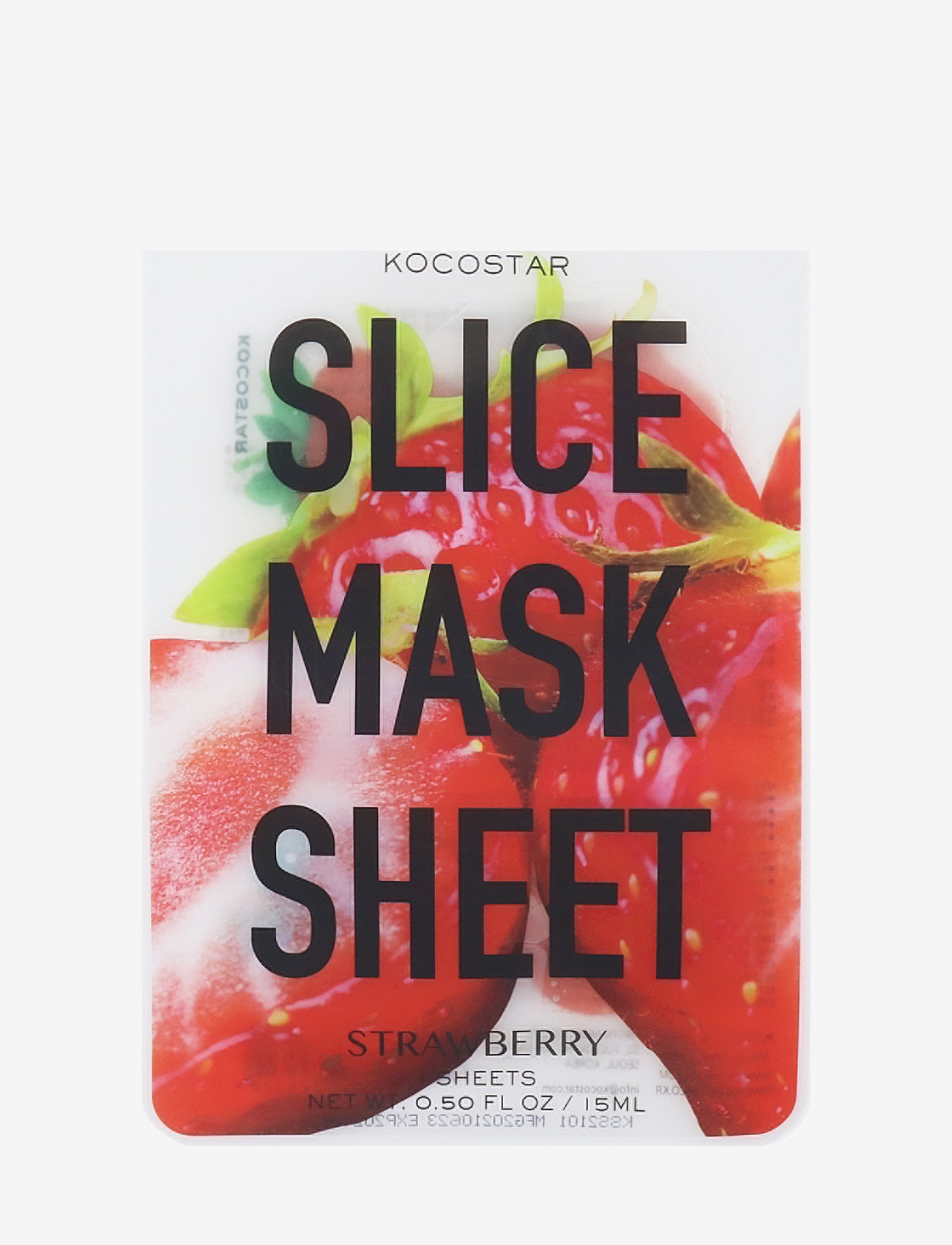 KOCOSTAR - KOCOSTAR Slice Mask Strawberry (6 slices) - clear - 0