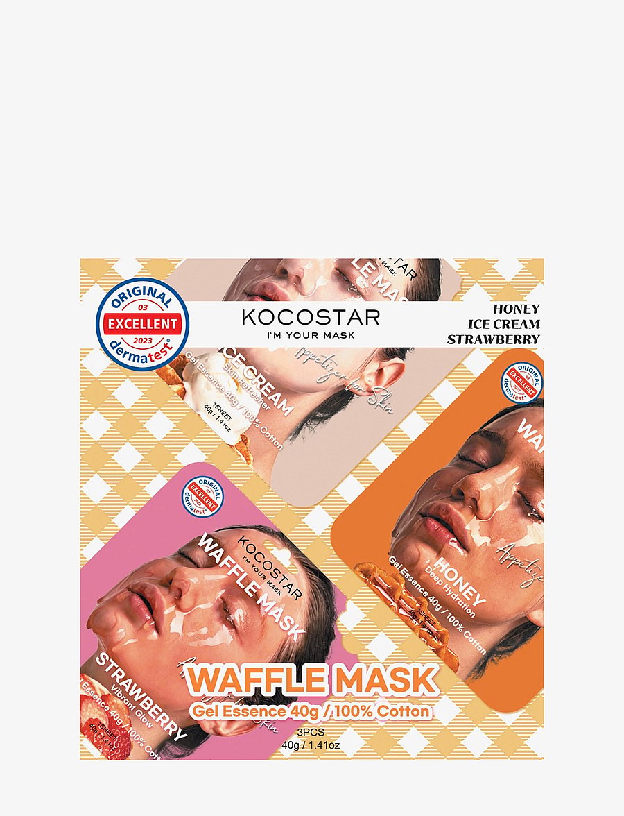 KOCOSTAR - KOCOSTAR Waffle Mask Kit - sheet masks - clear - 0