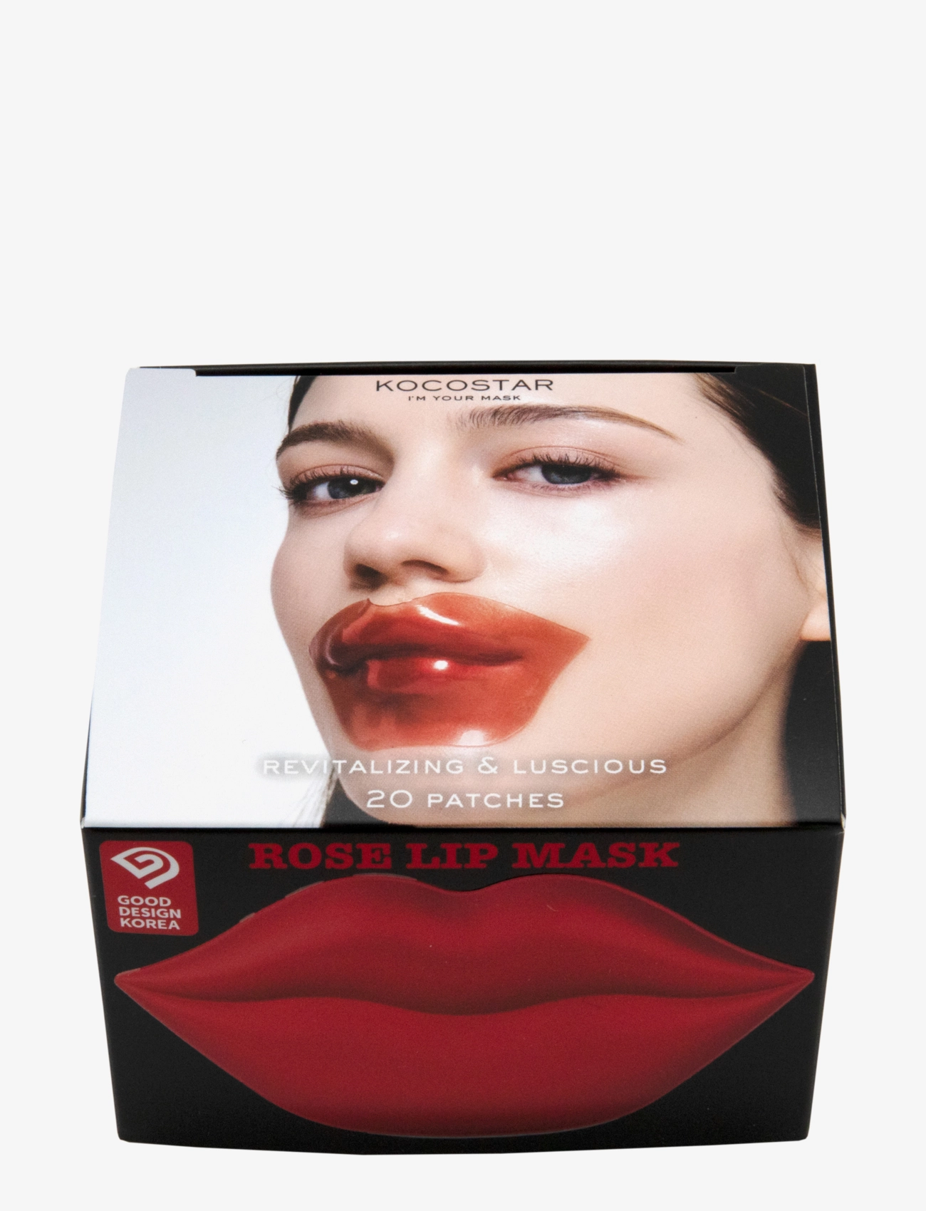 KOCOSTAR - KOCOSTAR Lip Mask Romantic Rose 20 pcs - läppmasker - clear - 3