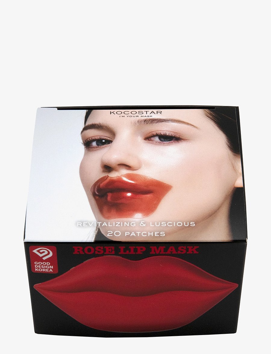 KOCOSTAR - KOCOSTAR Lip Mask Romantic Rose 20 pcs - læbemaske - clear - 3