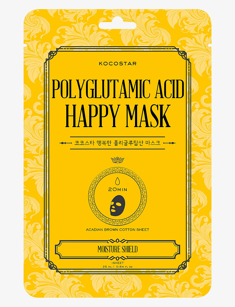 KOCOSTAR - KOCOSTAR Polyglutamic Acid Happy Mask - hudpleje - clear - 0