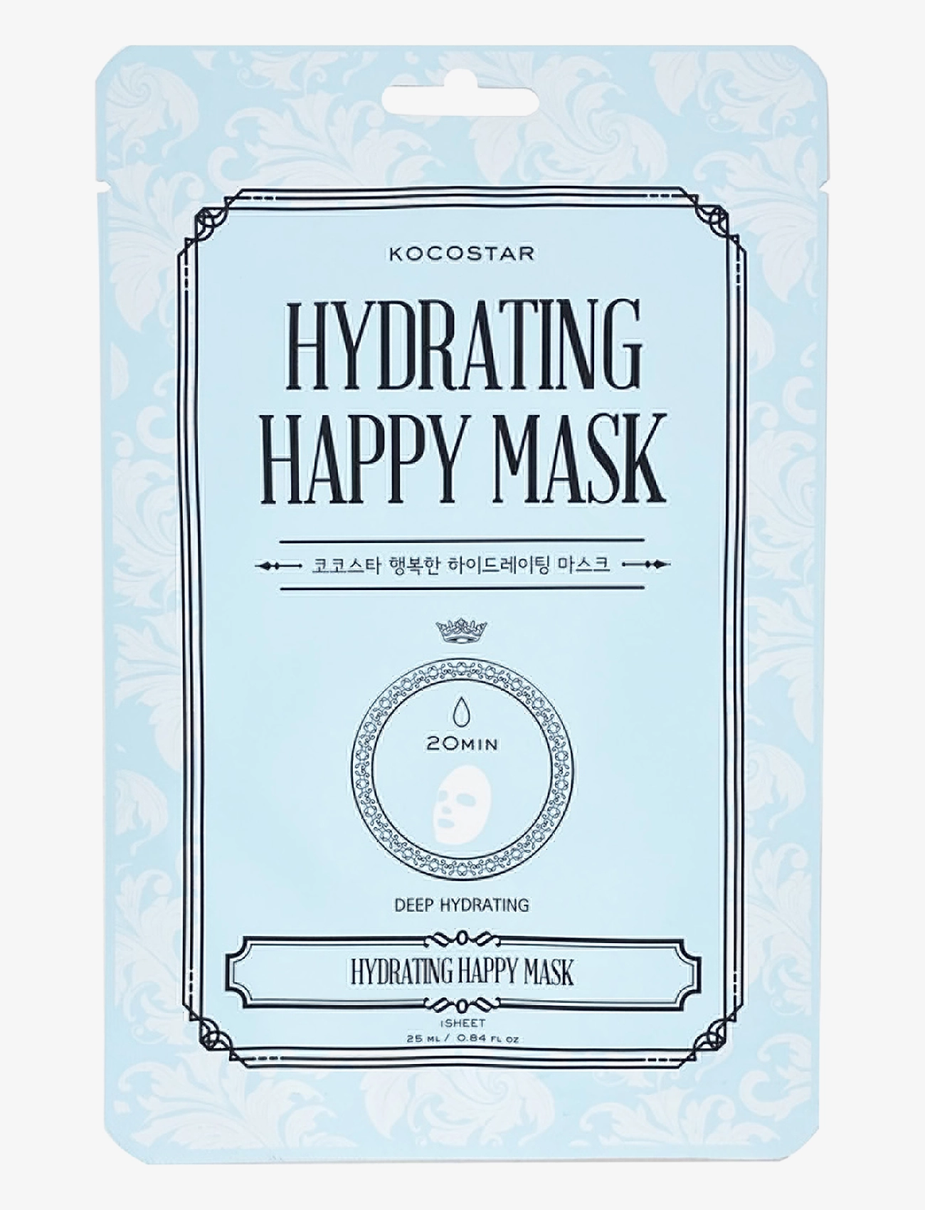 KOCOSTAR Kocostar Hydrating Happy Mask, 25 ml, Nude, Masker > Sheetmask, Dame