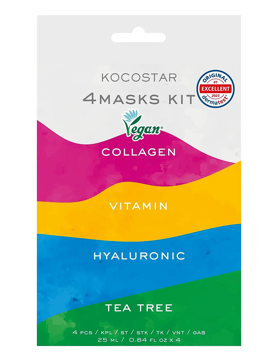 KOCOSTAR - KOCOSTAR 4 Mask Kit - sheet masks - clear - 0