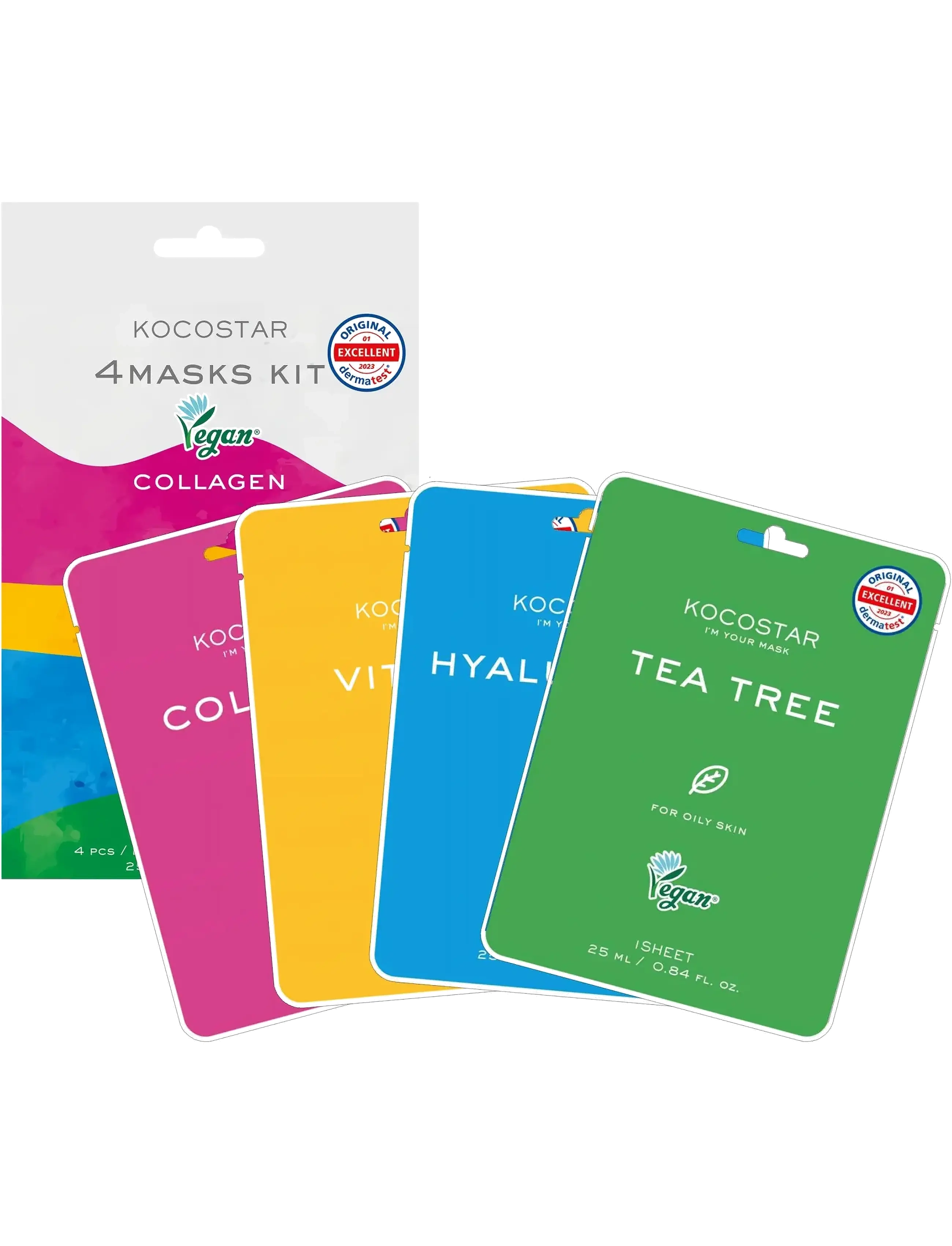 KOCOSTAR - KOCOSTAR 4 Mask Kit - clear - 1