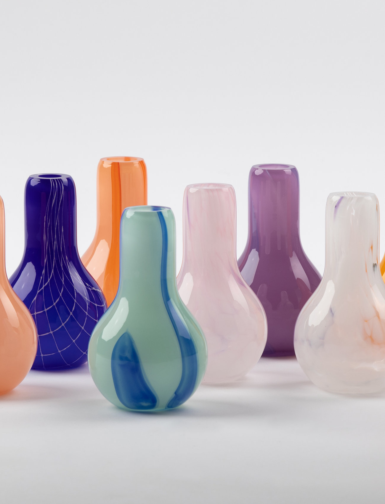 Kodanska - FLOW VASE MINI - gifts below 15000kr - purple w. print - 1