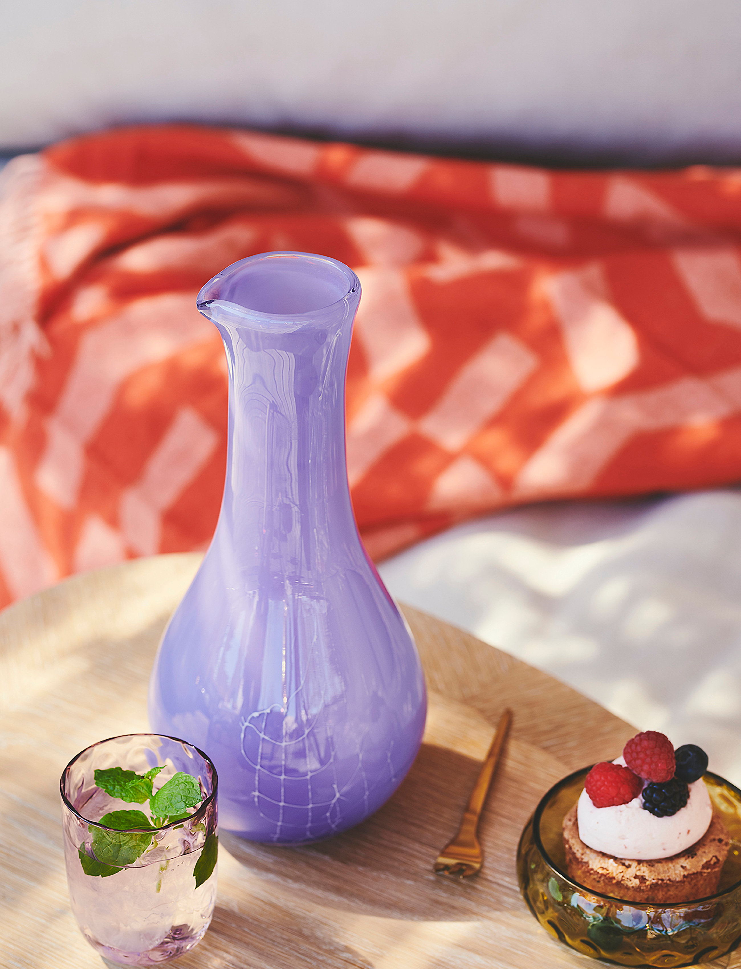 Kodanska Flow Carafe, 1.2 L, Jugs & Carafes, Blau - Water Carafes Jugs, Homeware