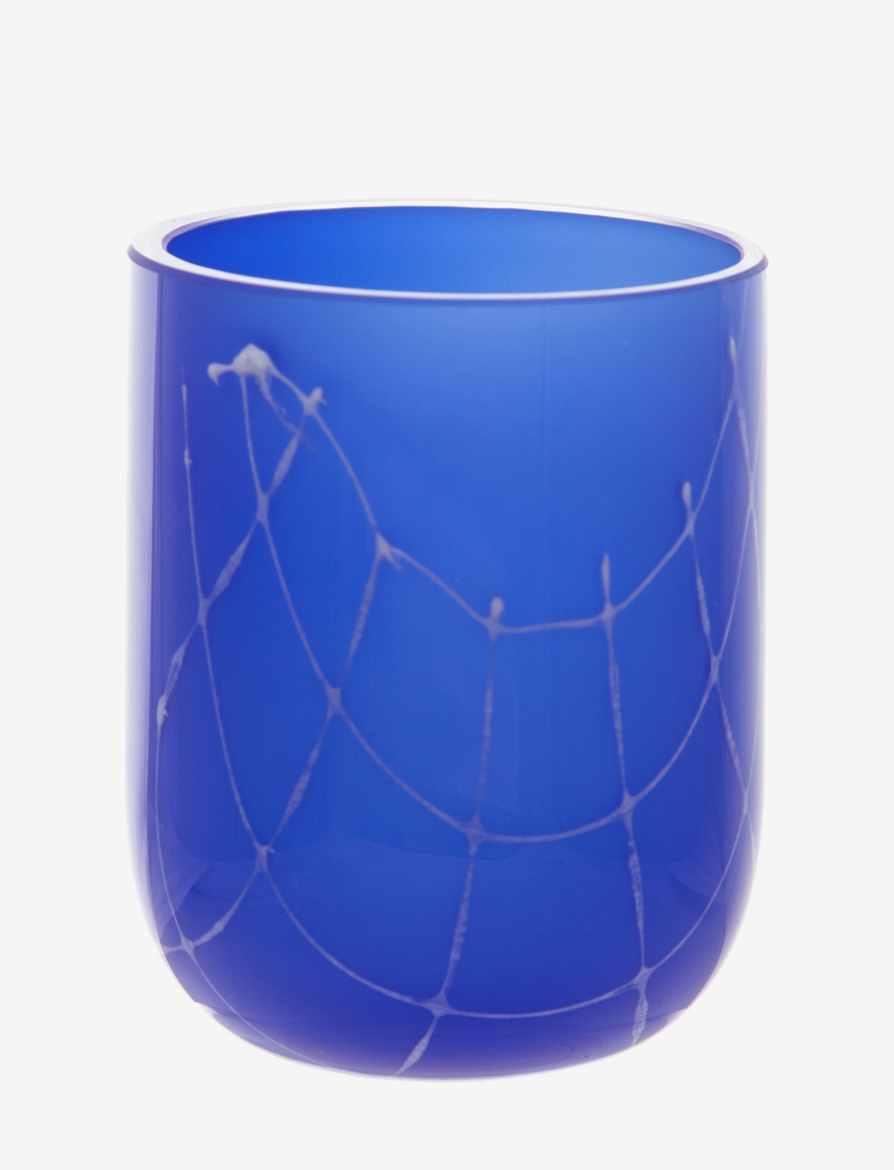 Kodanska - FLOW TUMBLER - kokteilių stiklinės ir martinio taurės - blue w. print - 0