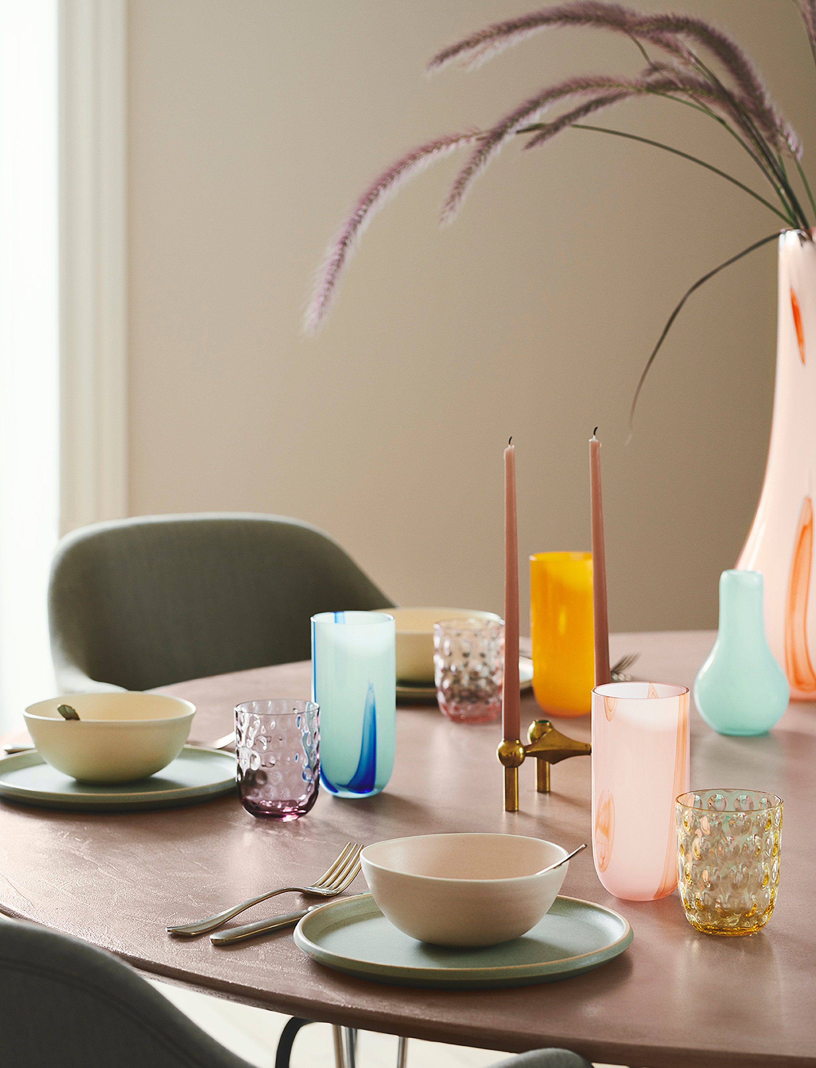 Kodanska Flow Longdrink, 40 CL, Glass, Blau - Cocktail Homeware