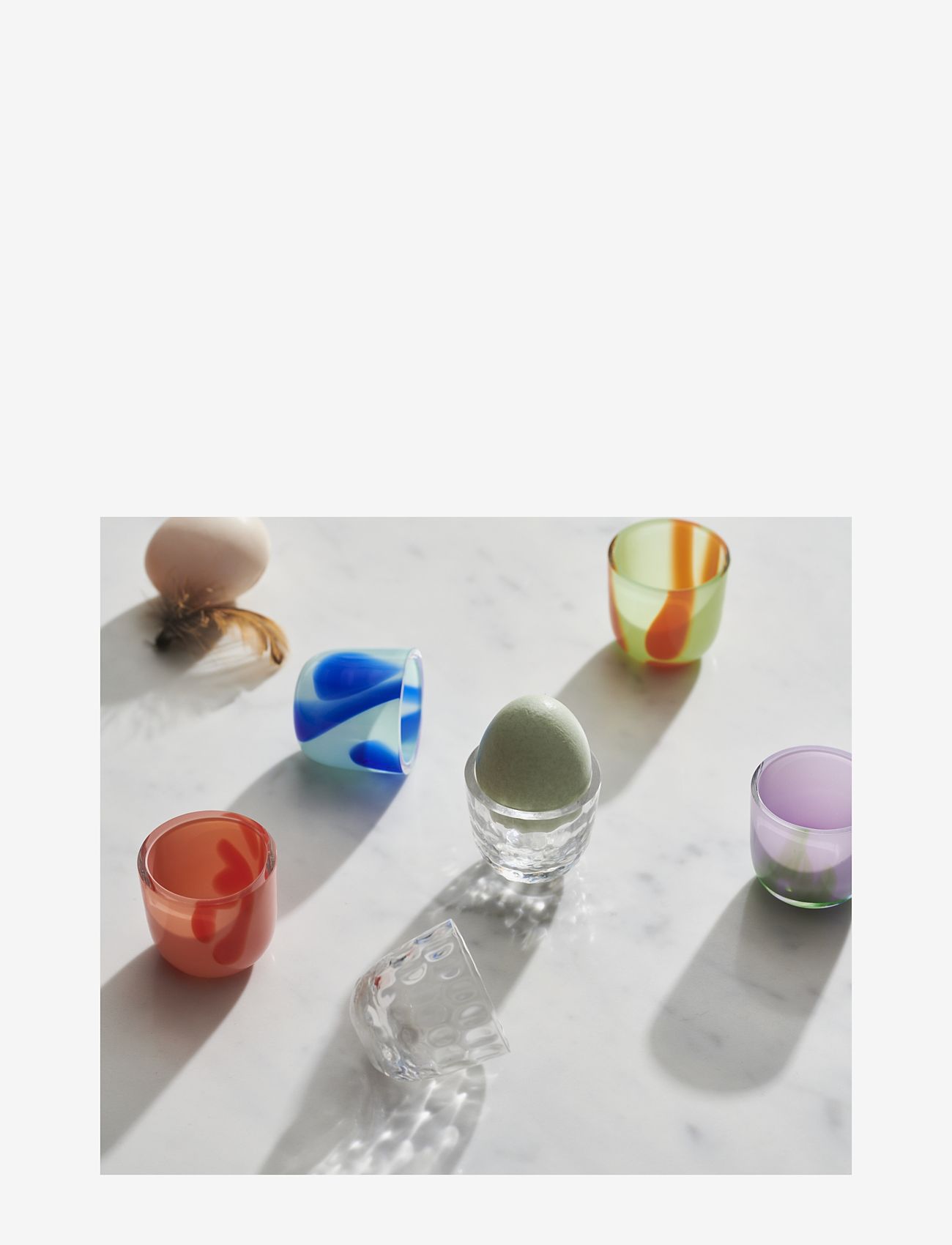 Kodanska - Flow Egg Cupp - eggeglass - multicolour pink - 1