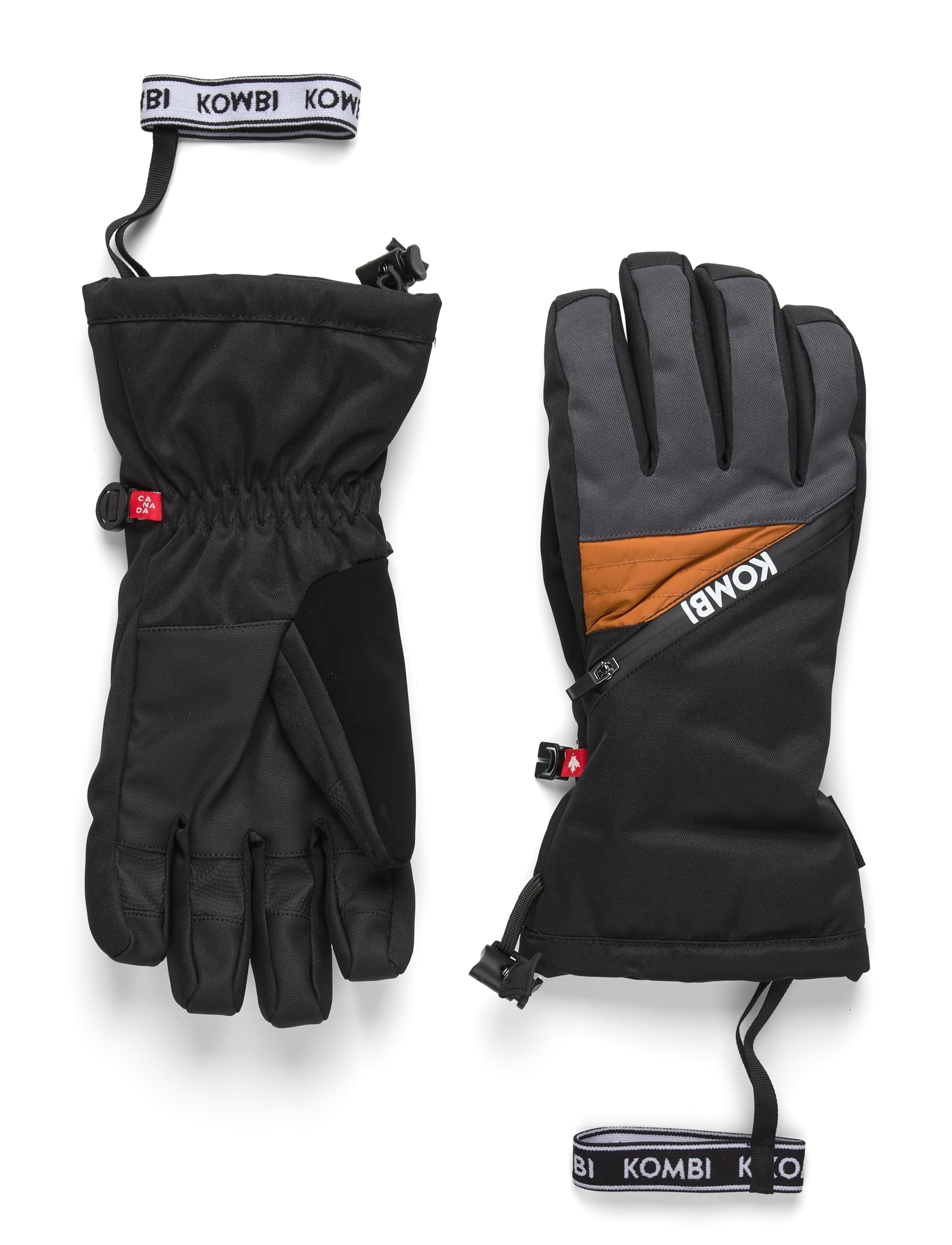 Kombi Valley Men Glove, Mænd, Skihandsker, Sort, Str: S