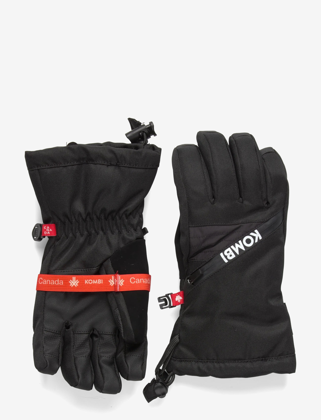 Kombi - VALLEY JUNIOR GLOVE - votter - black - 0