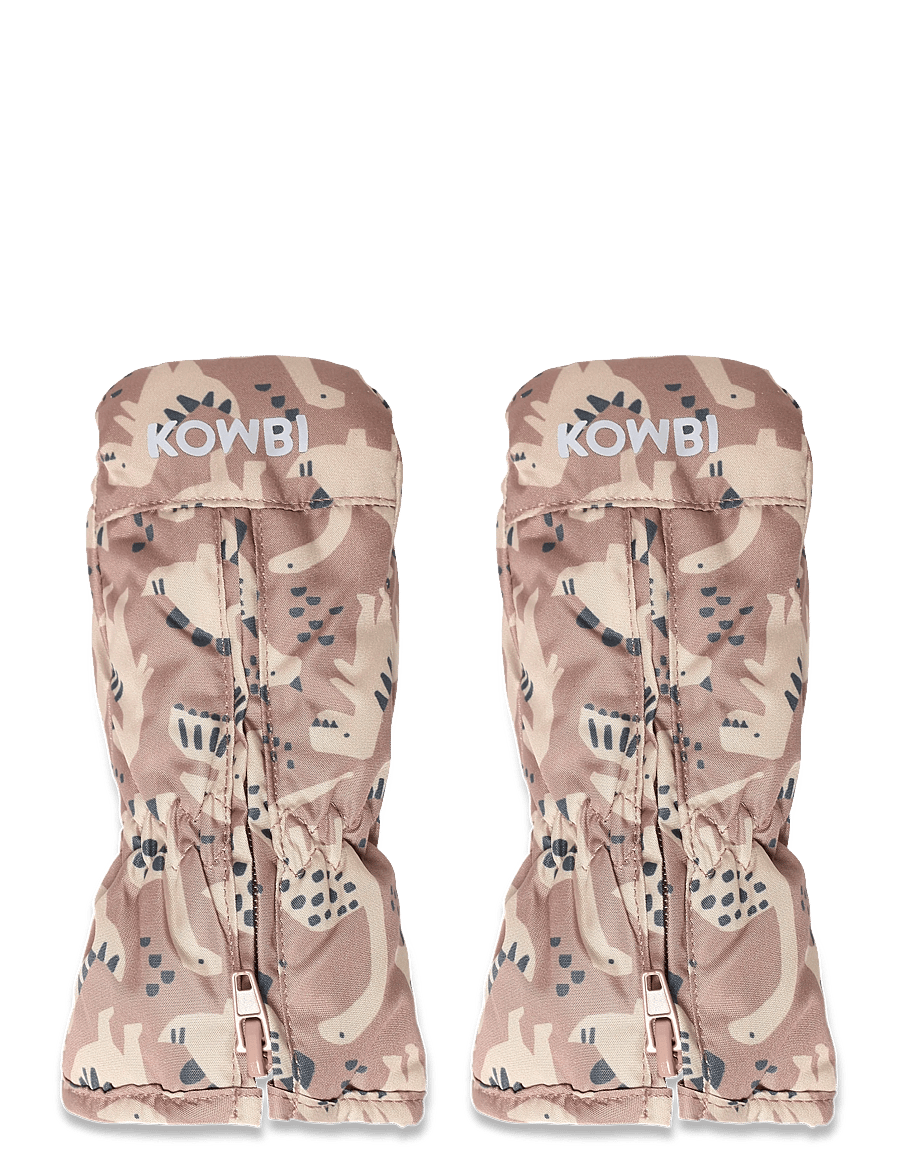 Kombi - ADORABLE INFANT MITT - handsker - brown dinosaur - 0