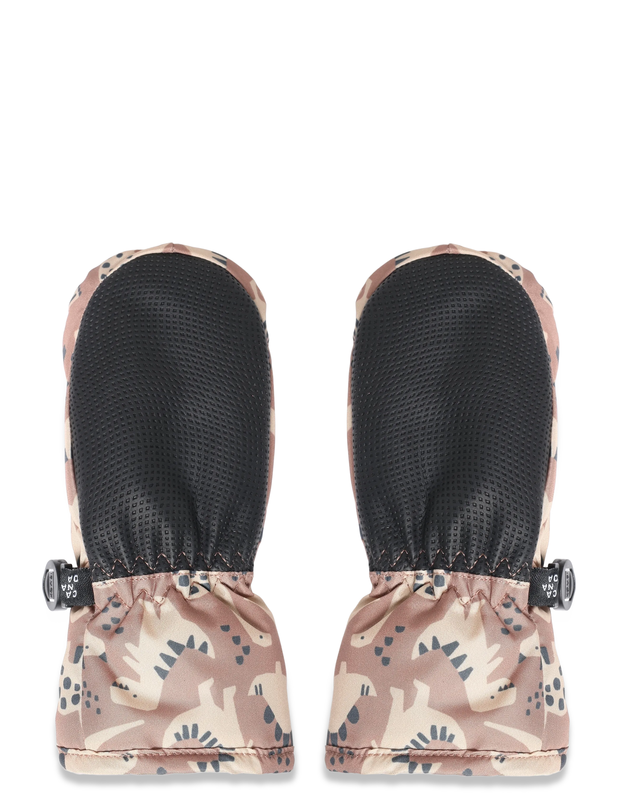 Kombi - ADORABLE INFANT MITT - handsker - brown dinosaur - 1