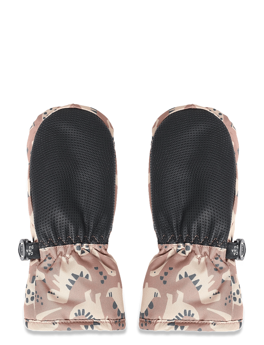 Kombi - ADORABLE INFANT MITT - handsker - brown dinosaur - 1