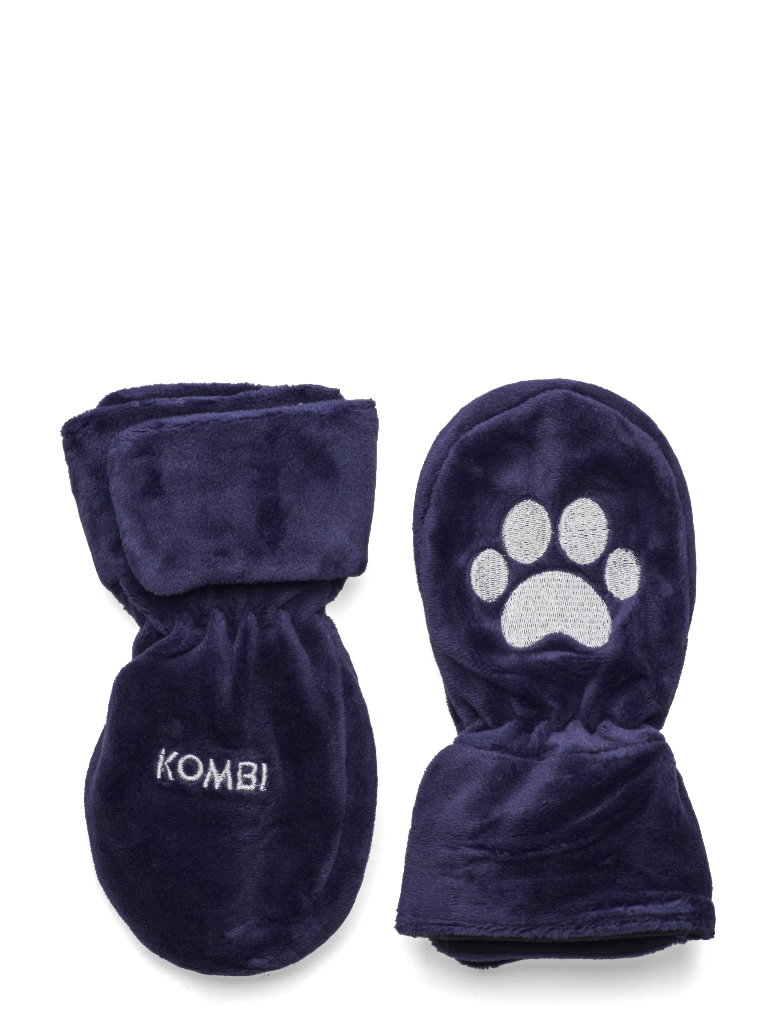 KOMBI Fuzzy Infant Mitt Navy - 6-12M - Kinder
