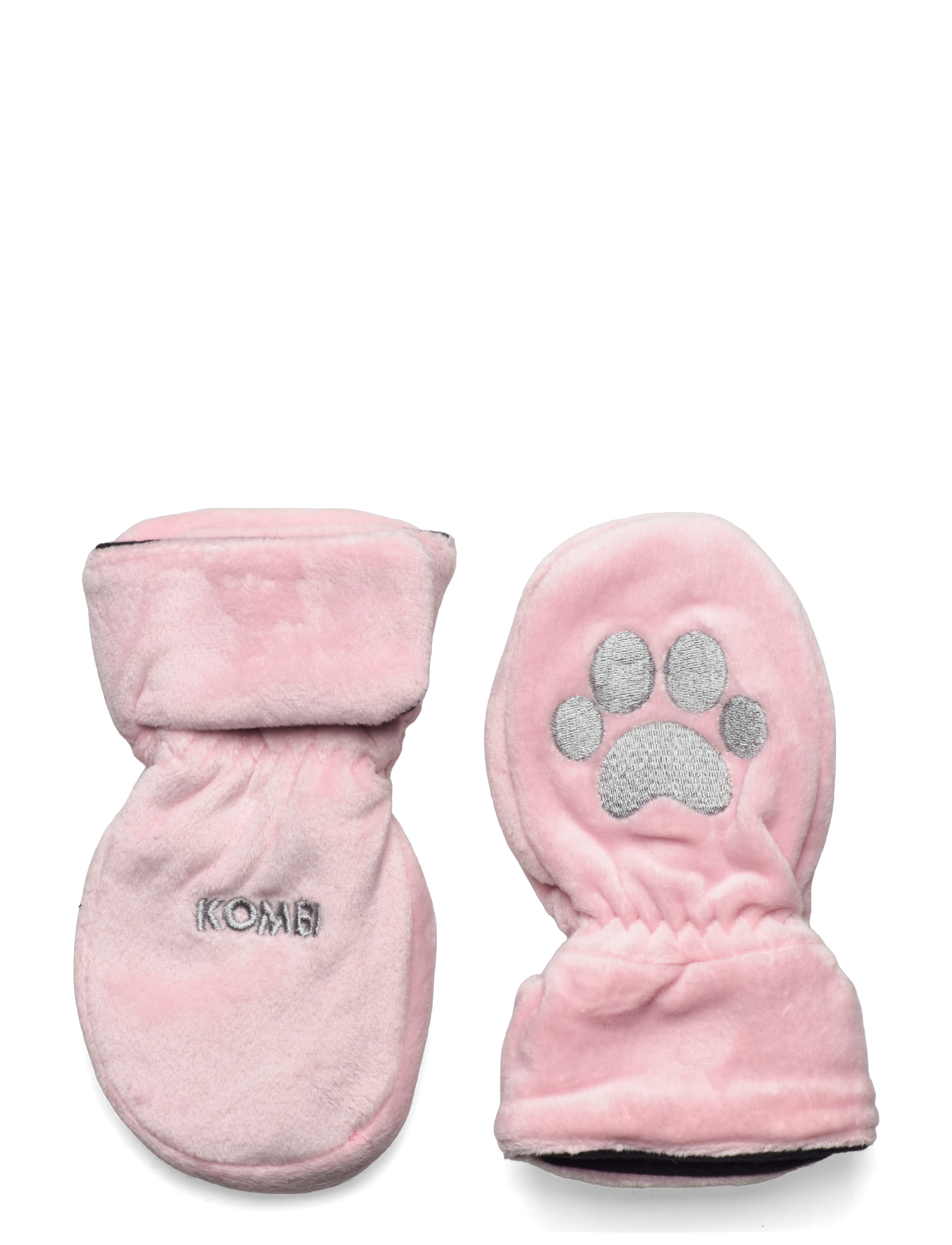 KOMBI Fuzzy Infant Mitt Pink - 6-12M - Kinder