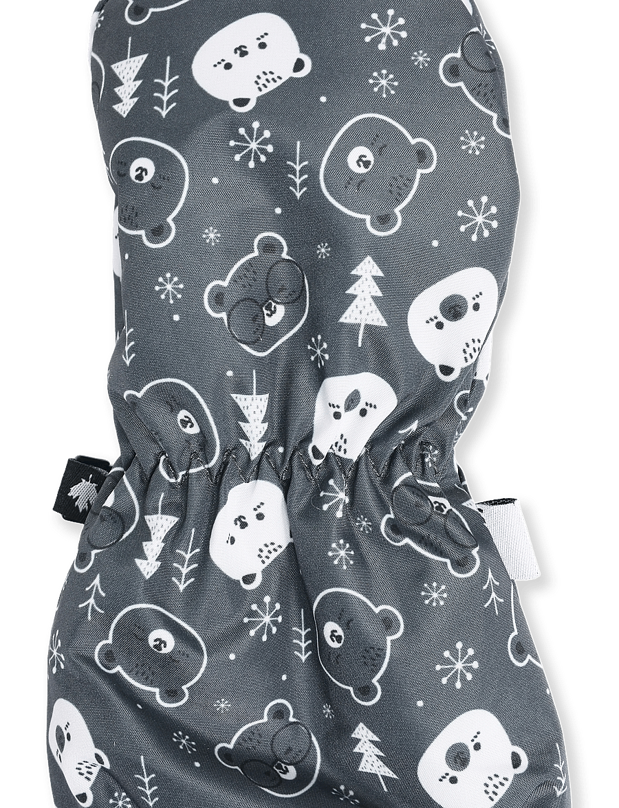Kombi - BABY BEAR INF MITT - handsker - asphalt bear - 2