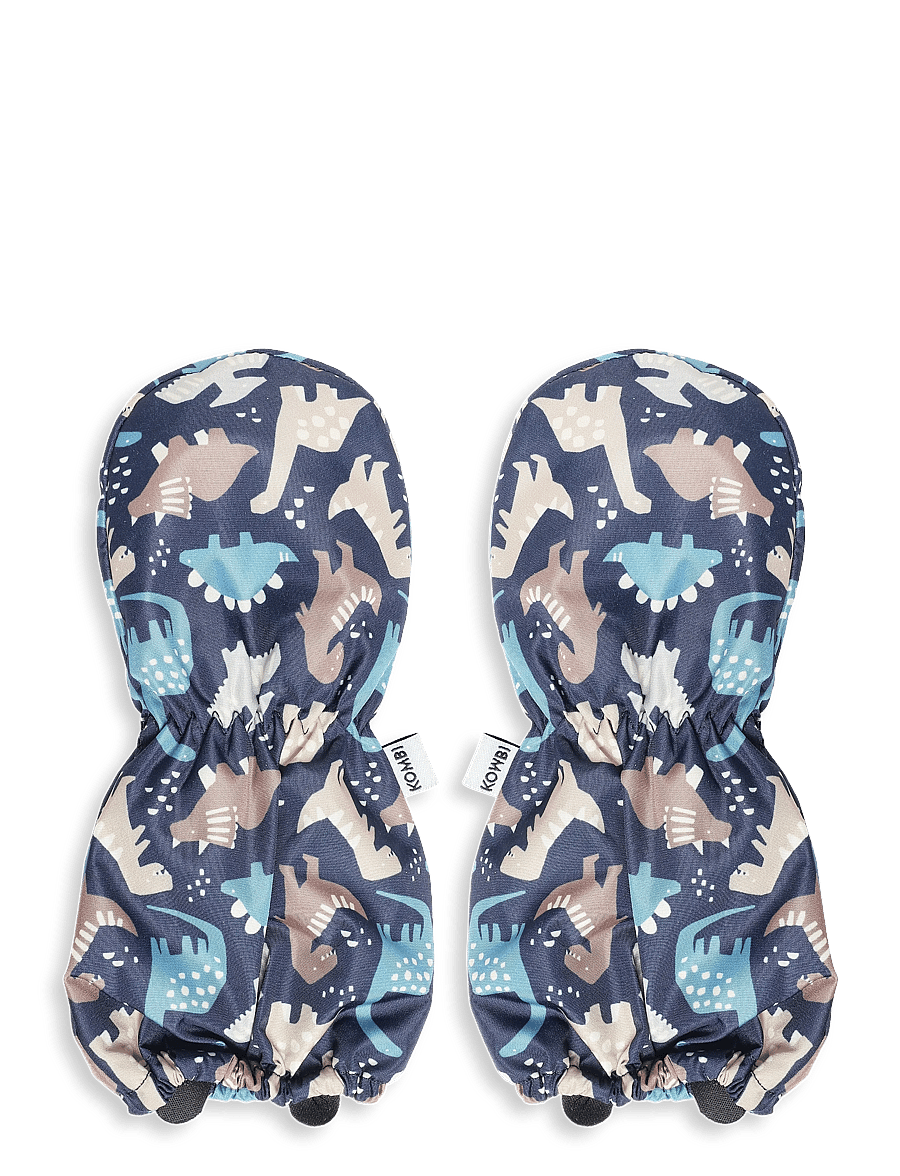 Kombi - BABY BEAR INF MITT - handsker - navy dinosaur - 1