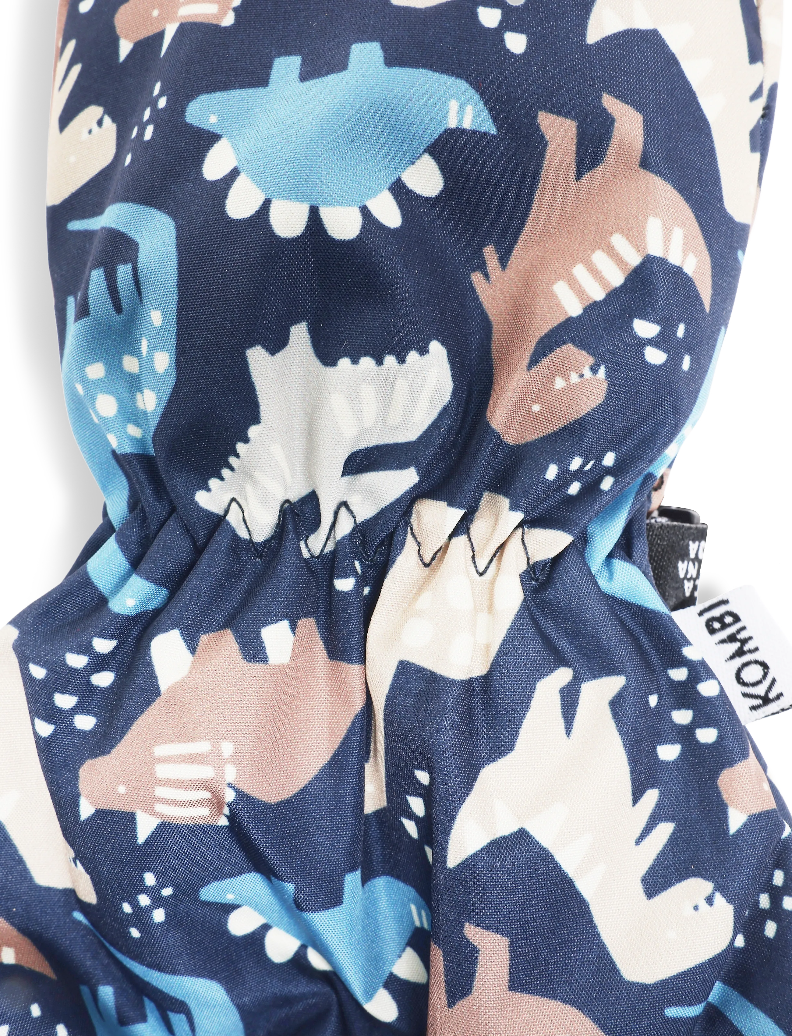 Kombi - BABY BEAR INF MITT - handsker - navy dinosaur - 2