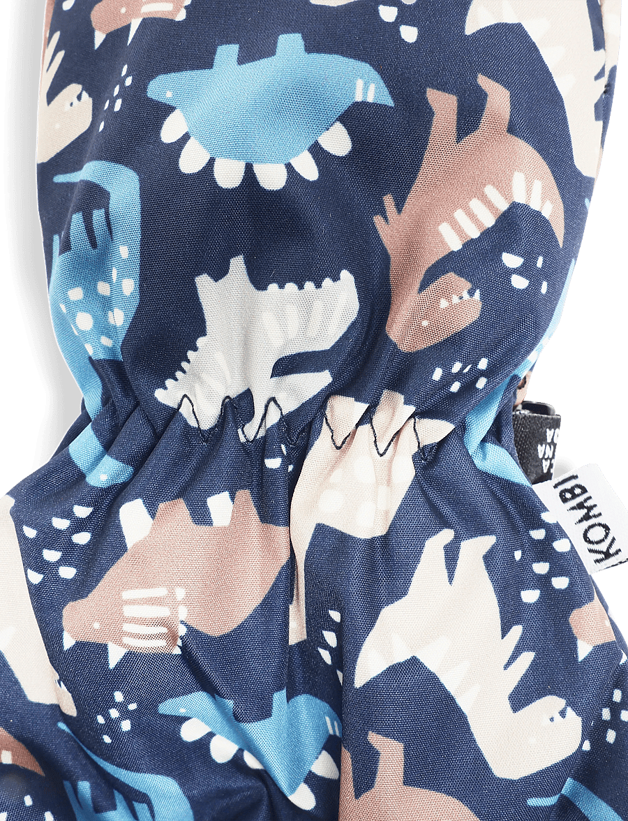 Kombi - BABY BEAR INF MITT - handsker - navy dinosaur - 2