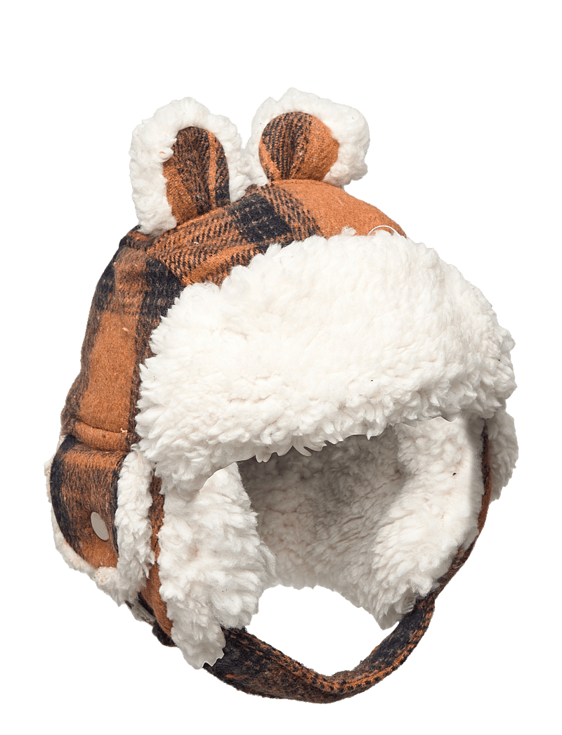 Kombi - CUTE AVIATOR INF HAT - wintermützen - brown tartan - 0