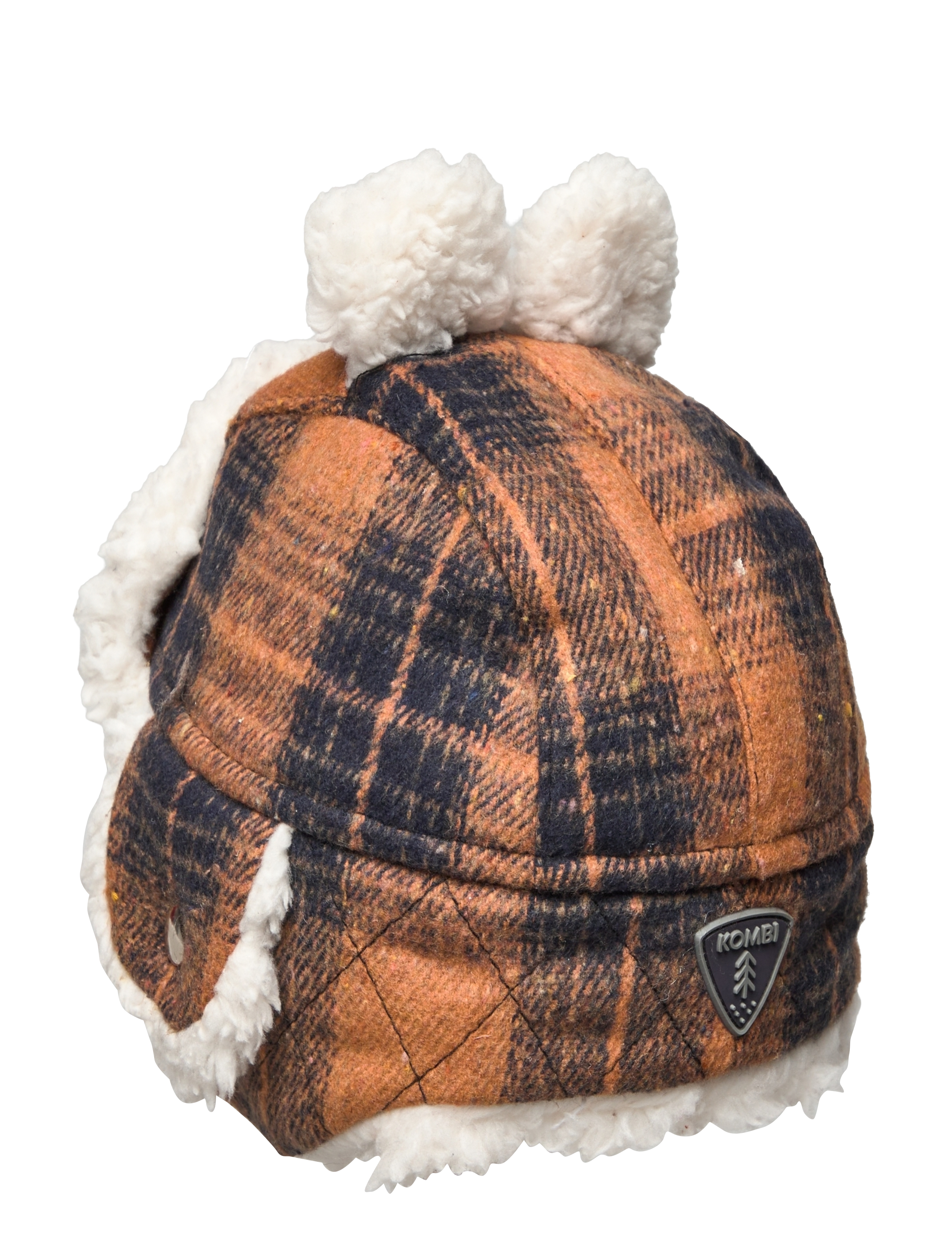 Kombi - CUTE AVIATOR INF HAT - aksessuaarid - brown tartan - 1