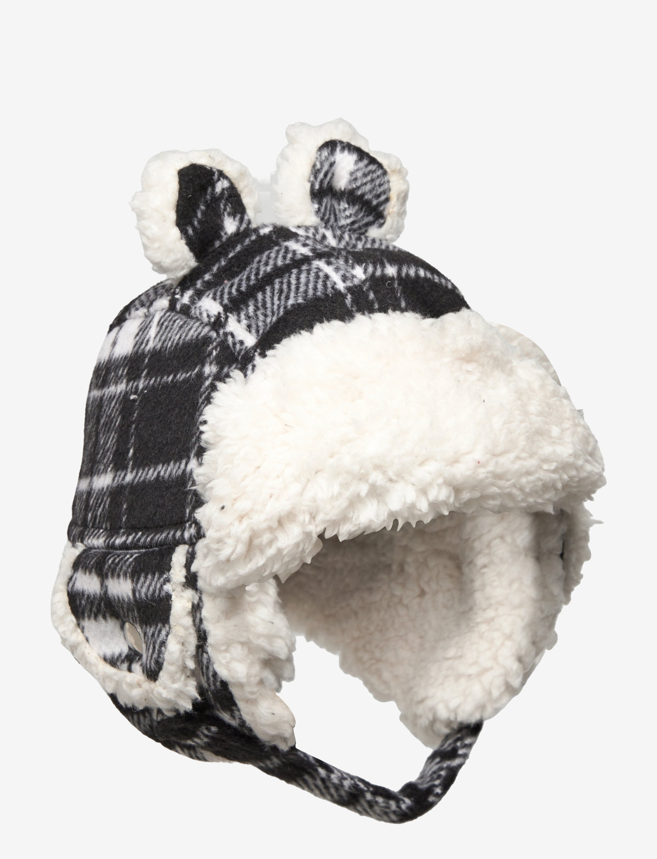 Kombi - CUTE AVIATOR INF HAT - wintermützen - white tartan - 0