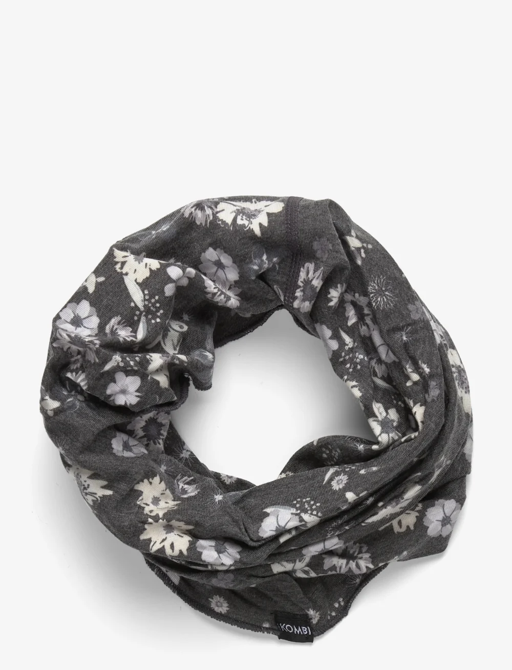 Kombi - MERINOMIX SCARF SR - halstørklæder - light grey daisy - 0