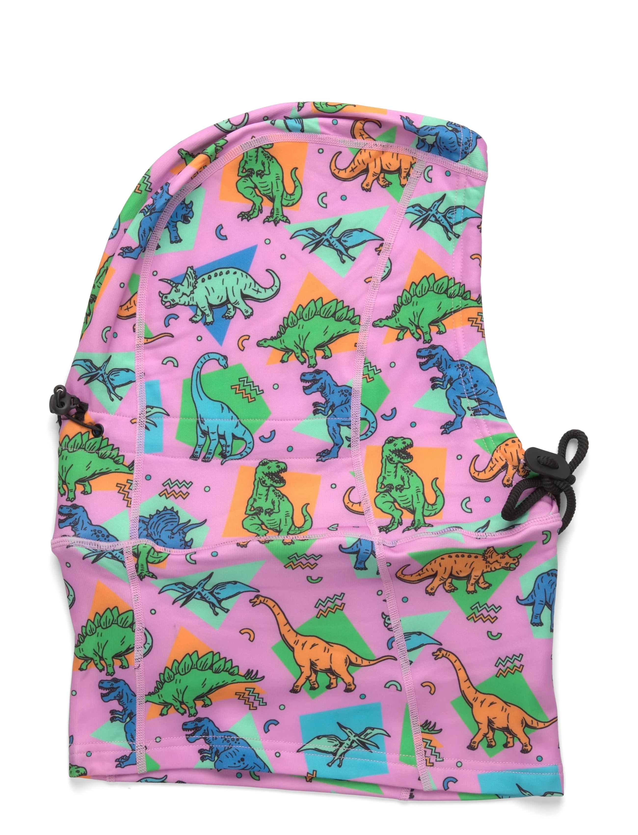 Kombi FLEECE BALACLAVA JR - Accessories - PINKY FUNKY DINO / pink/rose