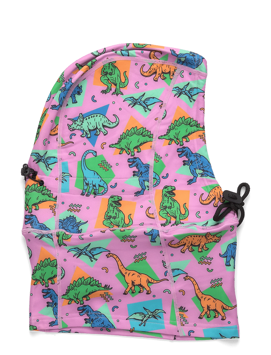 Kombi - FLEECE BALACLAVA JR - talveaksessuaarid - pinky funky dino - 0