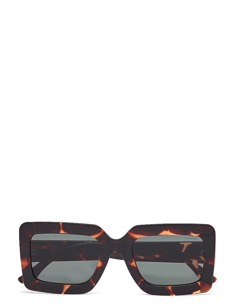 Komono - Lana - firkantede solbriller - havana - 0