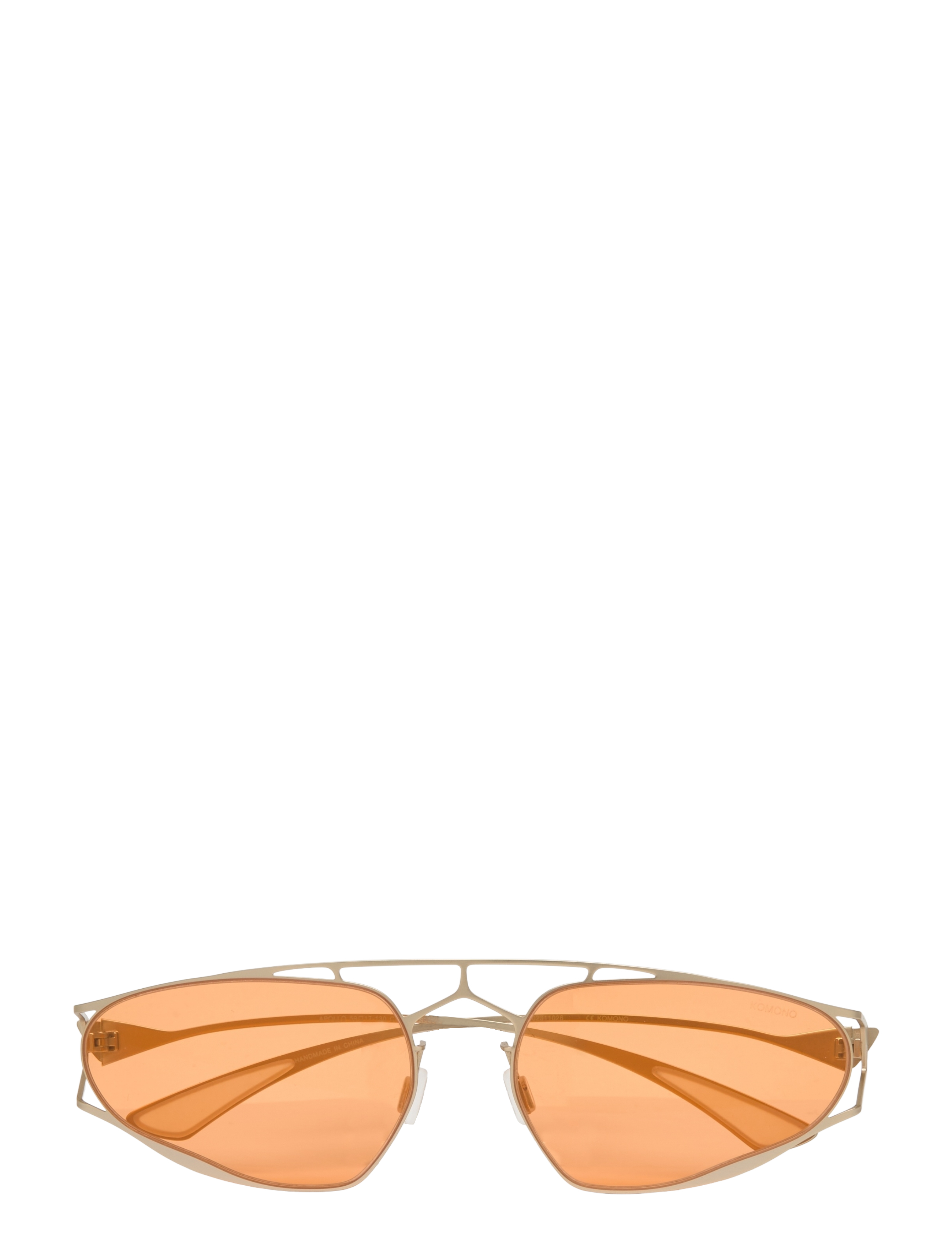 Komono Apollo Expedition Light Gold - Solglasögon - LIGHT GOLD / pink/rose