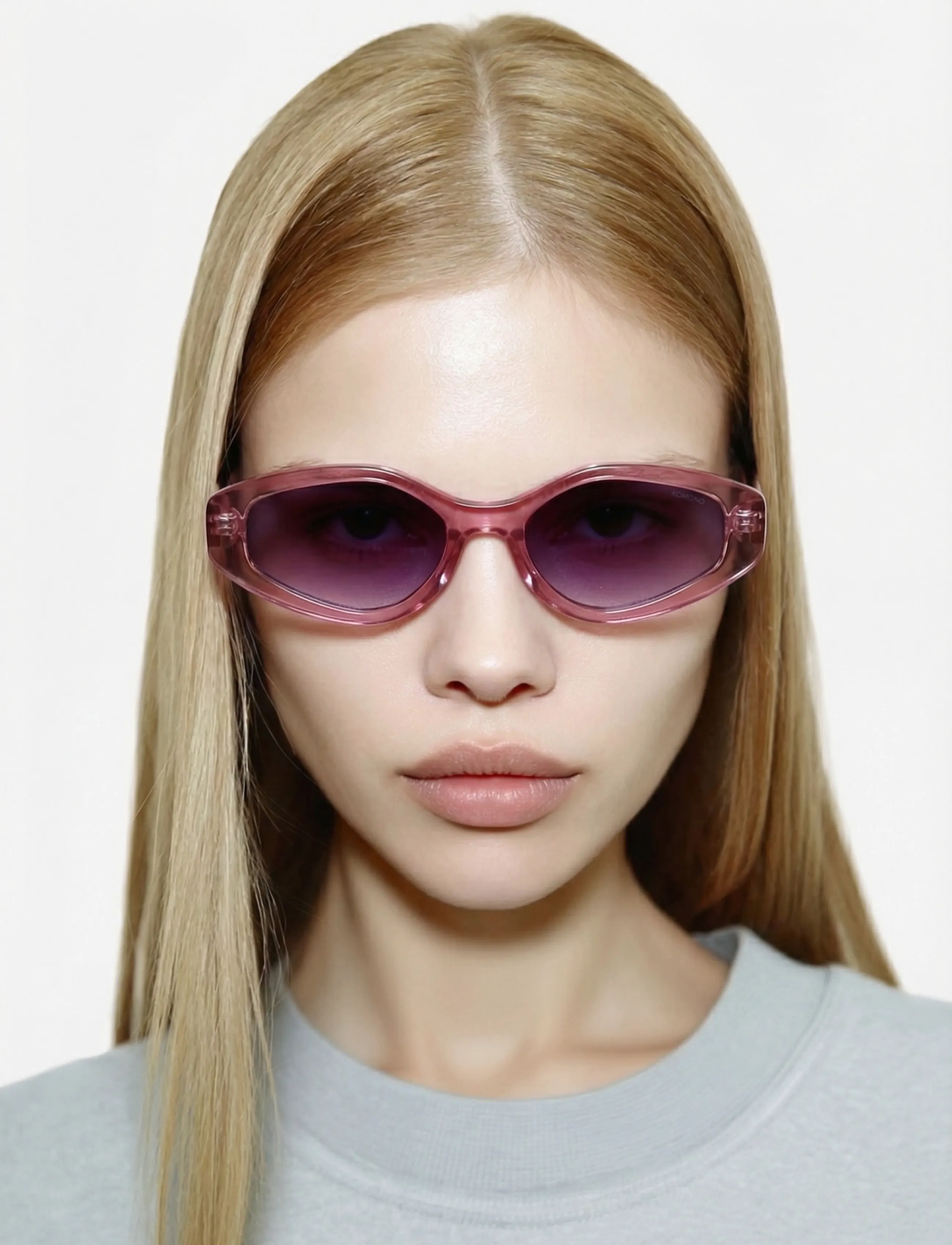 Komono Margot Jelly, M, Pink, Solbriller > Katteøjesolbriller, Dame