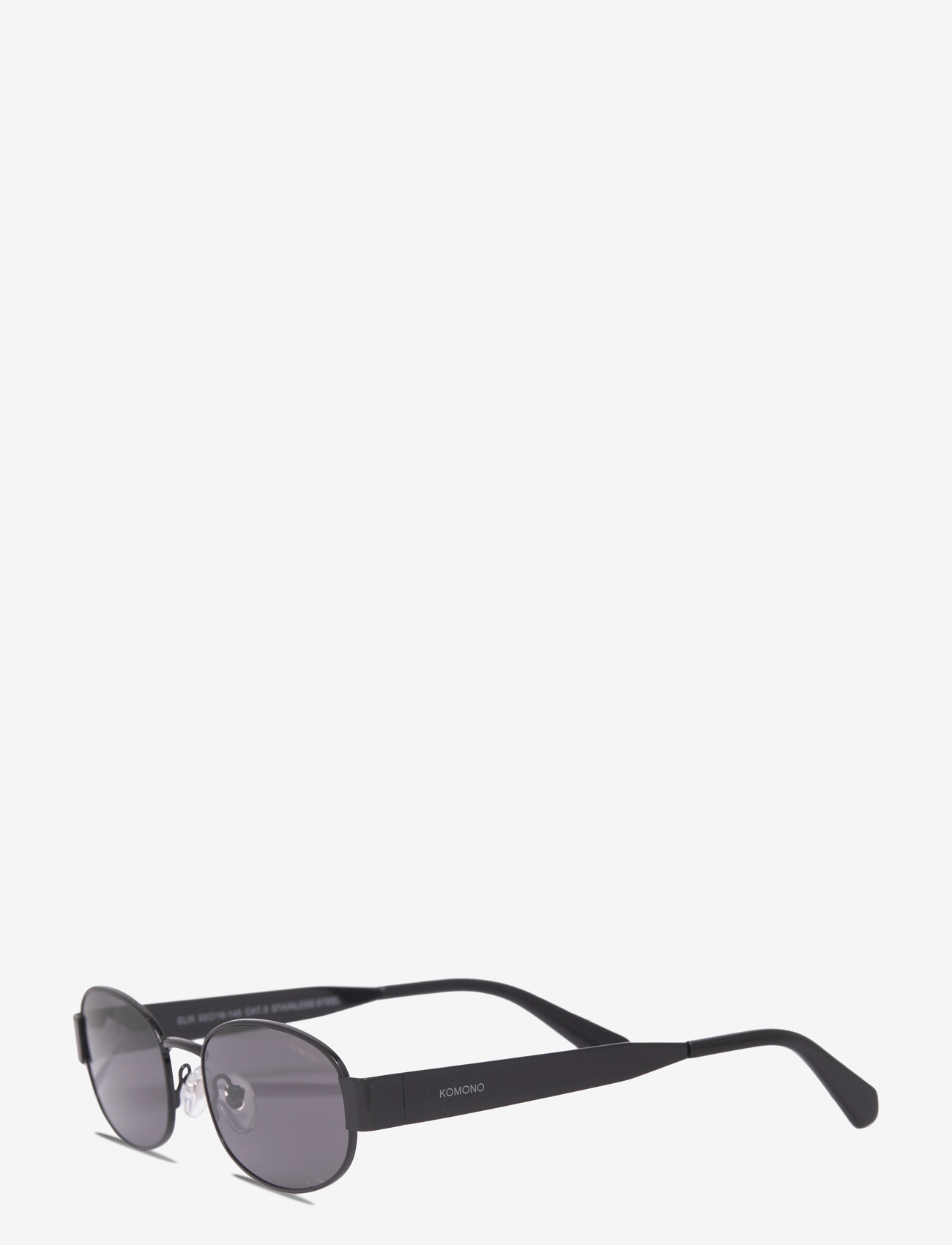 Komono - Elix Black - runde solbriller - black - 1