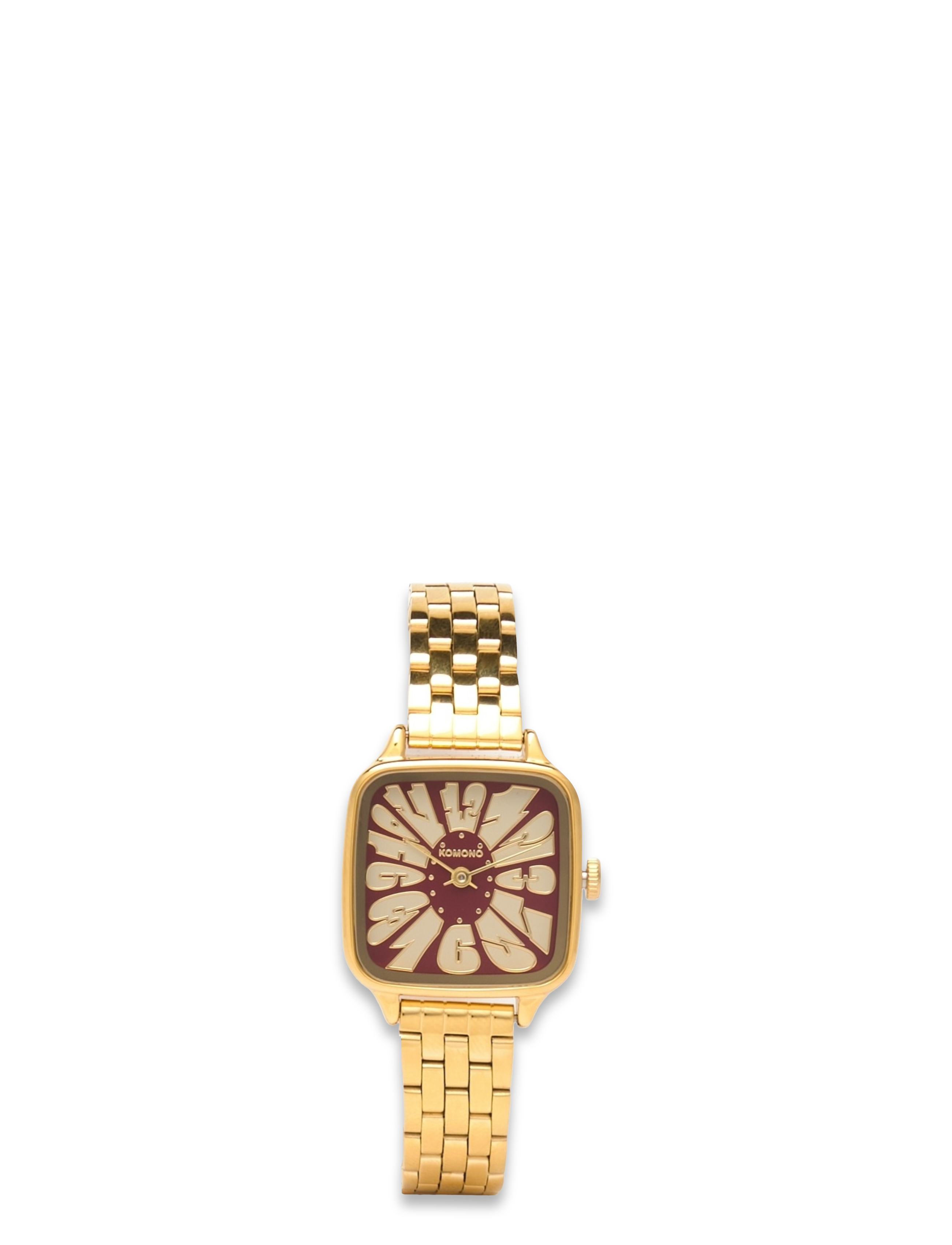 KOMONO Kate Estate Flower Gold Bordeaux Gold - One Size - Damen