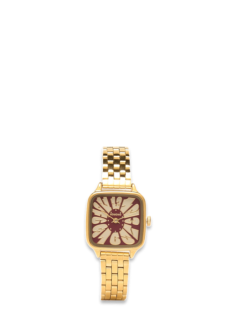 Komono - Kate Estate Flower Gold Bordeaux - analoge uhren - flower gold bordeaux - 1