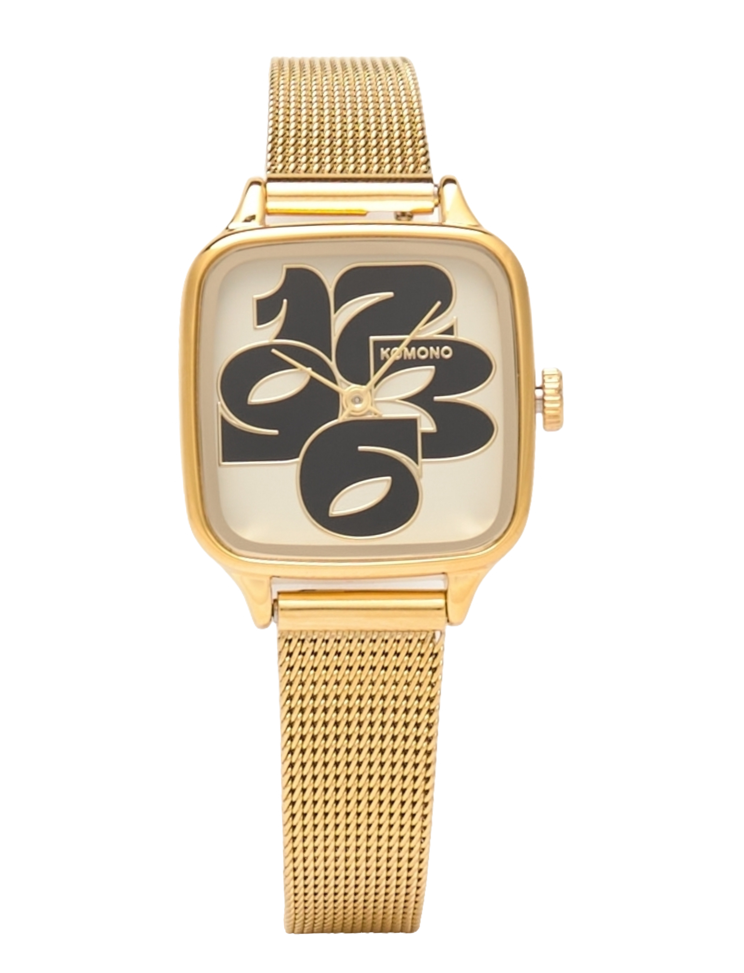 Komono Kate Royale Cameo Gold Noir, One Size, Gold, Ure > Analoge Ure, Dame