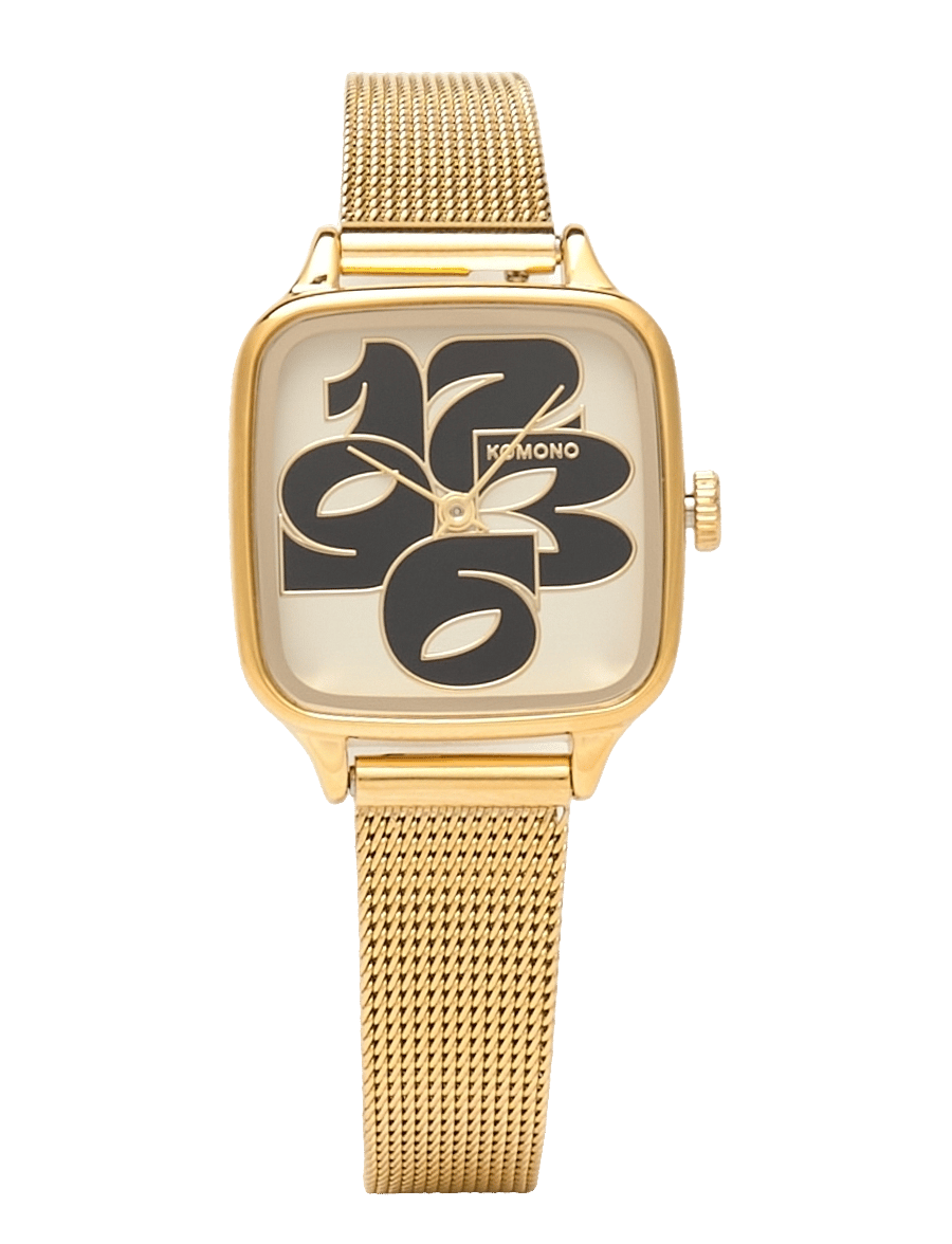 Komono - Kate Royale Cameo Gold Noir - analoge uhren - cameo gold noir - 0